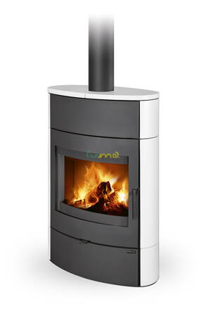 Romotop NAVIA H 10 keramika 9,2kw teplovzdušné krbové kachle