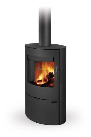 Romotop SONE 30 čierny plech 8,2kw teplovzdušné krbové kachle Romotop SONE 30 čierny plech 8,2kw teplovzdušné krbové kachle